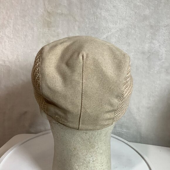Dockers Tan Cotton Blend Ivy Flat Cap Men L/XL Lightweight Breathable Newsboy - Picture 7 of 7